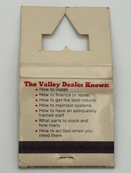 "Valley" Vintage Feature Matchbook with a Knot-Hole Cover!