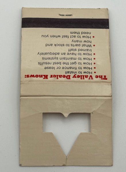 "Valley" Vintage Feature Matchbook with a Knot-Hole Cover!