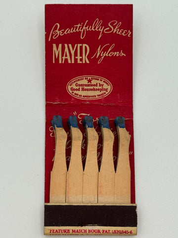 "Mayer Nylon’s" Vintage Feature Matchbook