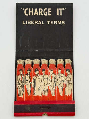 "Bill’s Clothes" Euclid, OH Vintage Feature Matchbook