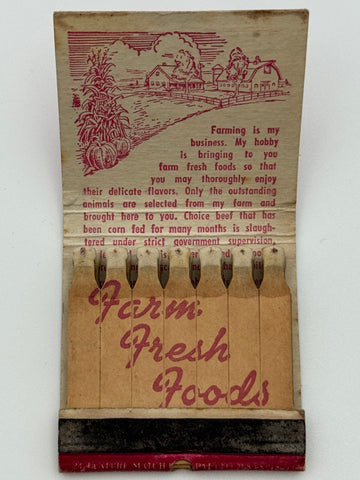 "Curt Yocom" Vintage Feature Matchbook