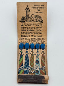 "Beau Brummell" Vintage Feature Matchbook