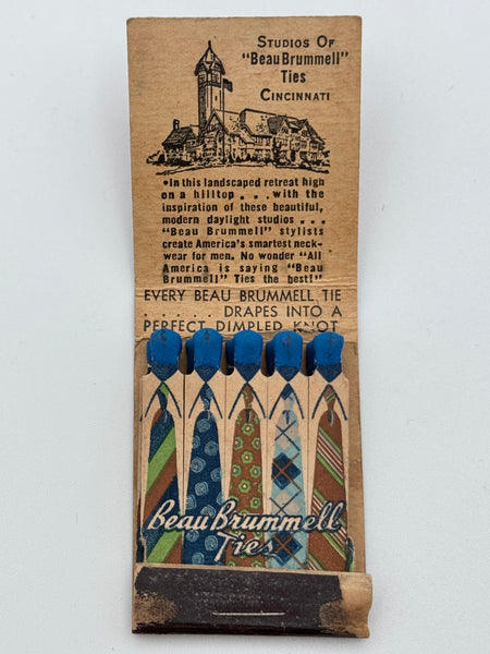 "Beau Brummell" Vintage Feature Matchbook