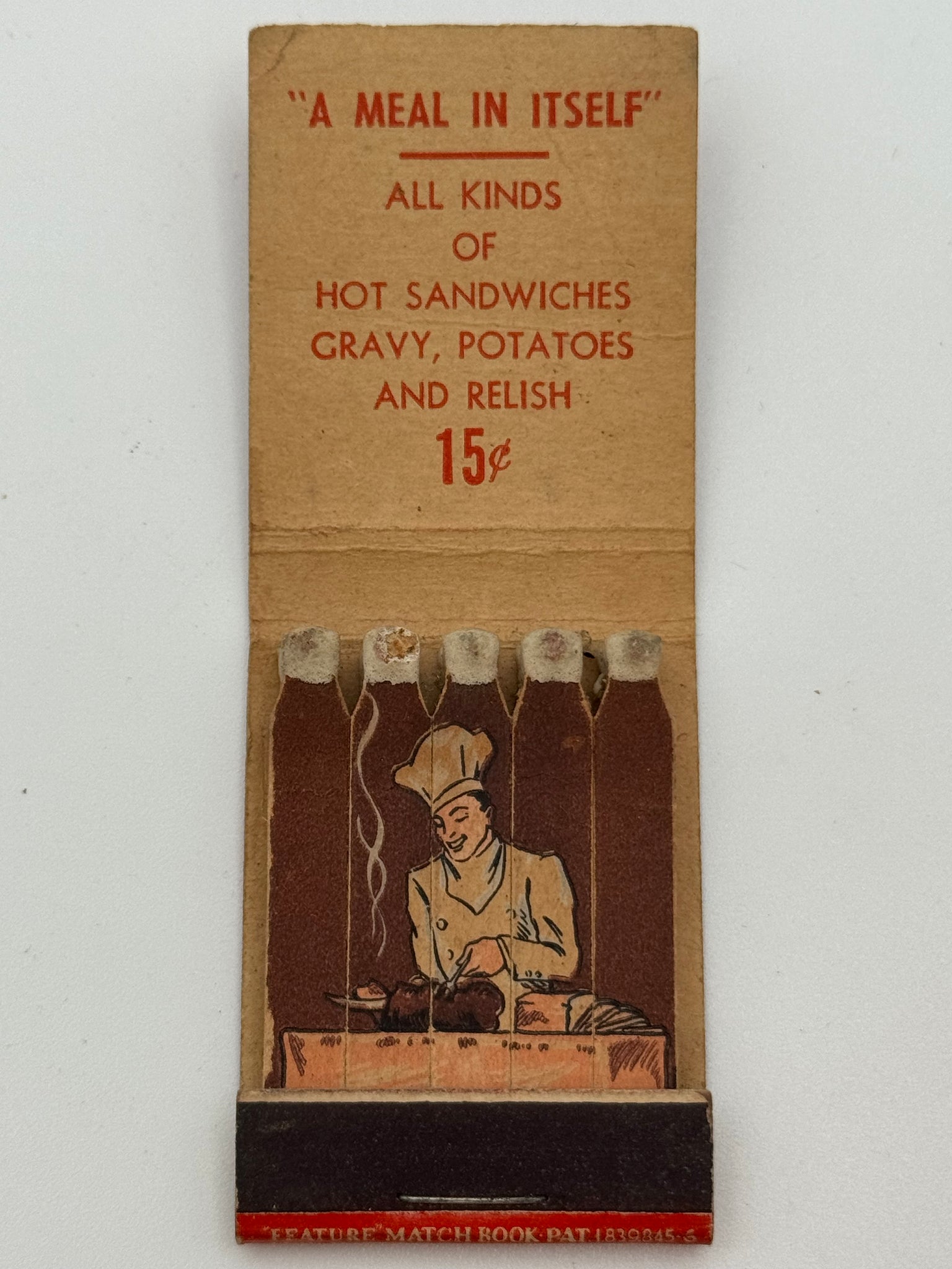 "Linden Bar and Grill" New York, NY Vintage Feature Matchbook