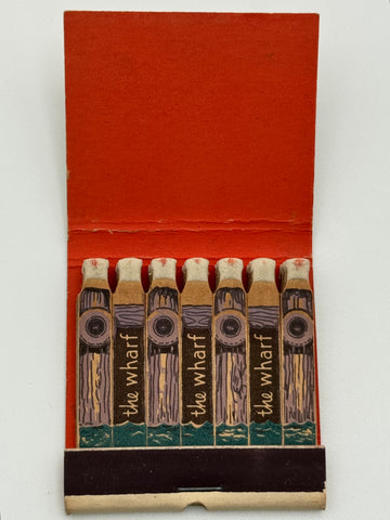 "The Wharf" Seattle, WA Vintage Feature Matchbook