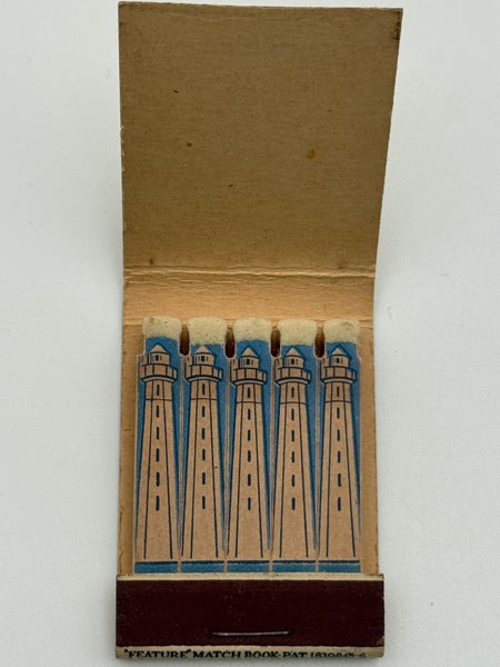 "The Lighthouse Inn" New London, CT Vintage Feature Matchbook