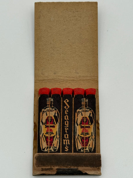 "Seagram’s London Dry Gin" Vintage Feature Matchbook