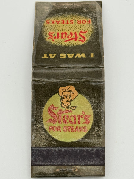 "Stear's" Beverly Hills, CA Vintage Feature Matchbook