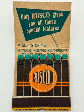 "Rusco" Montreal, Canada Vintage Feature Matchbook