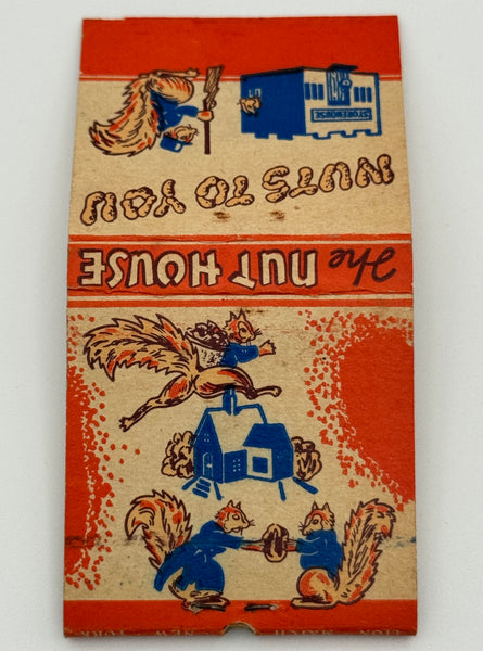 "The Nut House" Sioux City, IA Vintage Feature Matchbook