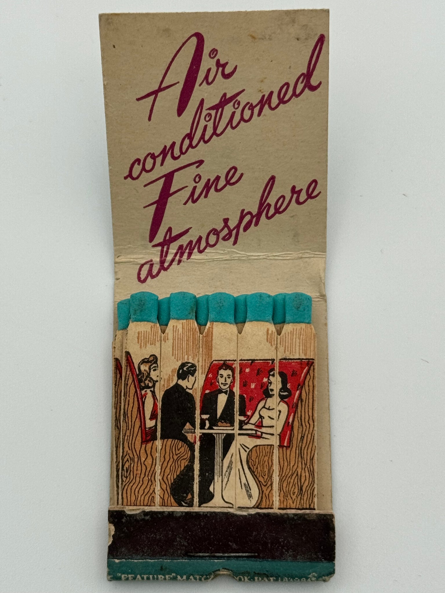 "Triton Restaurant" Hartford, CT Vintage Feature Matchbook
