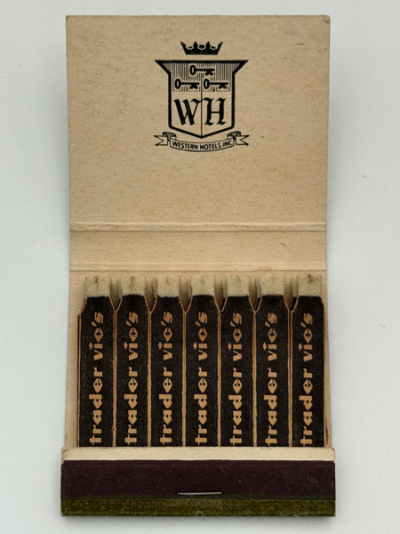 "Trader Vic’s / Hotel Benson" Portland, OR Vintage Feature Matchbook