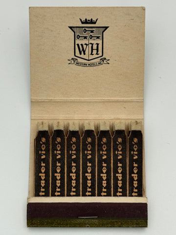 "Trader Vic’s / Hotel Benson" Portland, OR Vintage Feature Matchbook