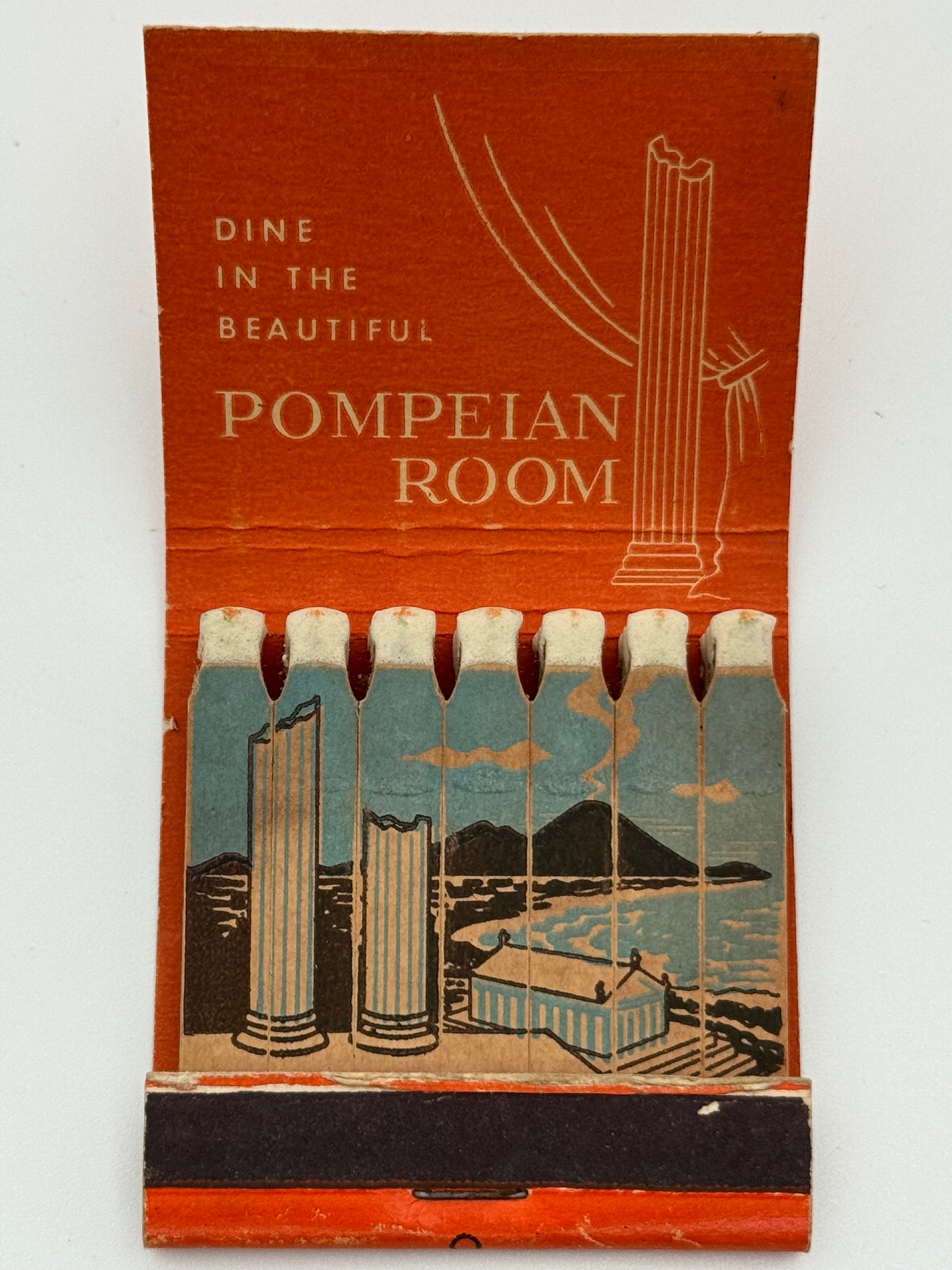 "Joe Petrelli’s / Pompeian Room" Culver City, CA Vintage Feature Matchbook