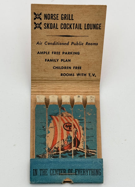 "The Viking Hotel" Newport, RI Vintage Feature Matchbook