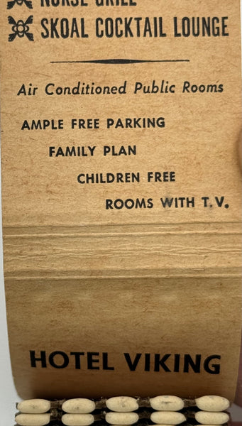 "The Viking Hotel" Newport, RI Vintage Feature Matchbook
