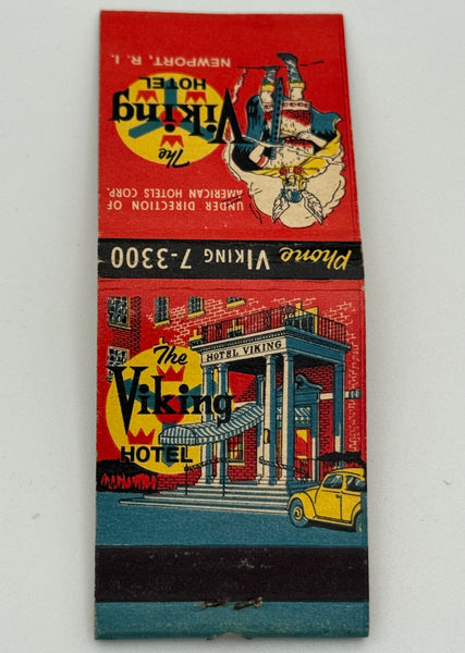 "The Viking Hotel" Newport, RI Vintage Feature Matchbook