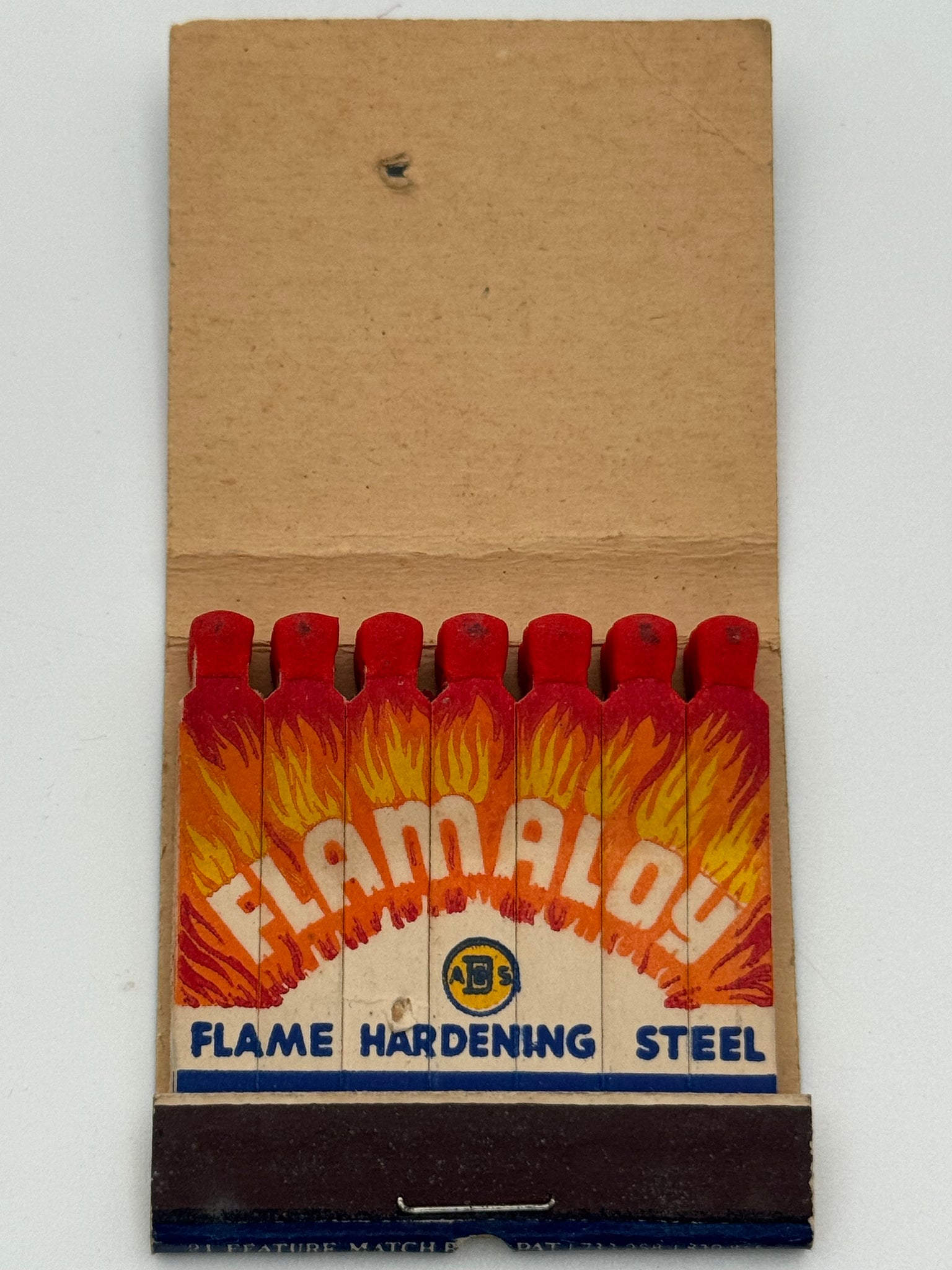 "Detroit Alloy Steel Company" Detroit, MI Vintage Feature Matchbook