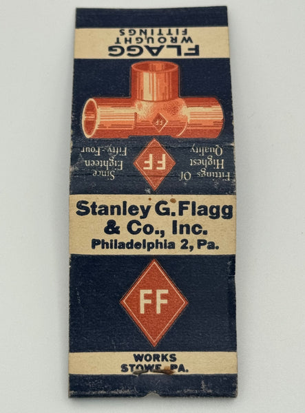 "Stanley G. Flagg & Co., Inc." Phila, PA Vintage Feature Matchbook
