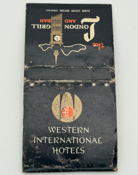 "Hotel Benson / The London Grill and Bar" Vintage Feature Matchbook
