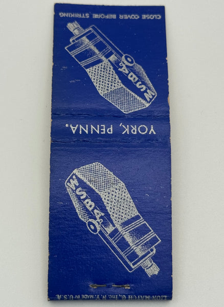 "WSBA" Vintage Feature Matchbook