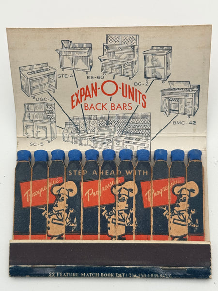 "Progressive Metal Equipment Inc." Phila, PA Vintage Feature Matchbook