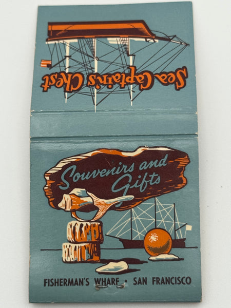 "Sea Captain’s Chest" Vintage Feature Matchbook