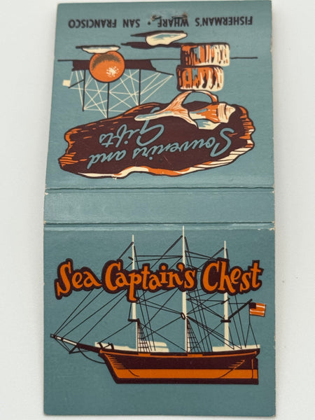"Sea Captain’s Chest" Vintage Feature Matchbook