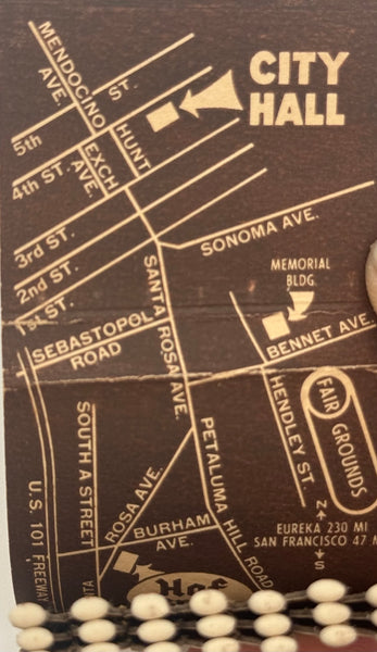 "Stein Haus Hof Brau" Santa Rosa, CA Vintage Feature Matchbook