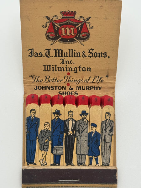 "Mullin’s" Vintage Feature Matchbook