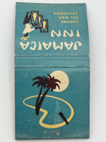 "Jamaica Inn" Corona Del Mar, CA Vintage Feature Matchbook