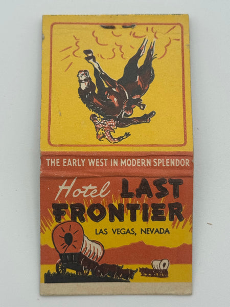 "Hotel Last Frontier" Las Vegas, NV Vintage Feature Matchbook -3