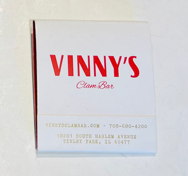 “Vinny's Clam Bar” Retro Feature Matchbook
