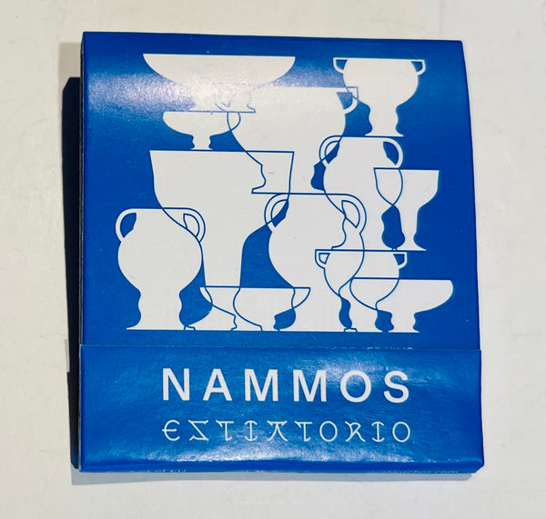 "Nammos Estiatorio" Vancouver Greek Restaurant  Retro Feature Matchbook