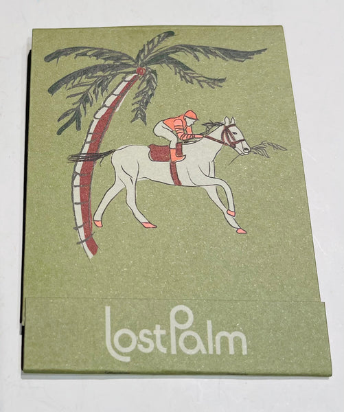 "Lost Palm" Lexington, KY New Retro GIANT Feature Matchbook 2 Matchbook Lot!