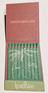 "Lost Palm" Lexington, KY New Retro GIANT Feature Matchbook 2 Matchbook Lot!