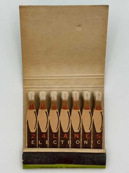 "Imperial Valley Bowl" El Centro, CA Vintage Feature Matchbook