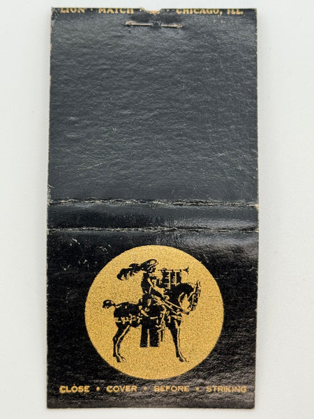 "Globe Clothiers / Hart Schaffner & Marx Clothes"  Ashtabula, OH Vintage Feature Matchbook