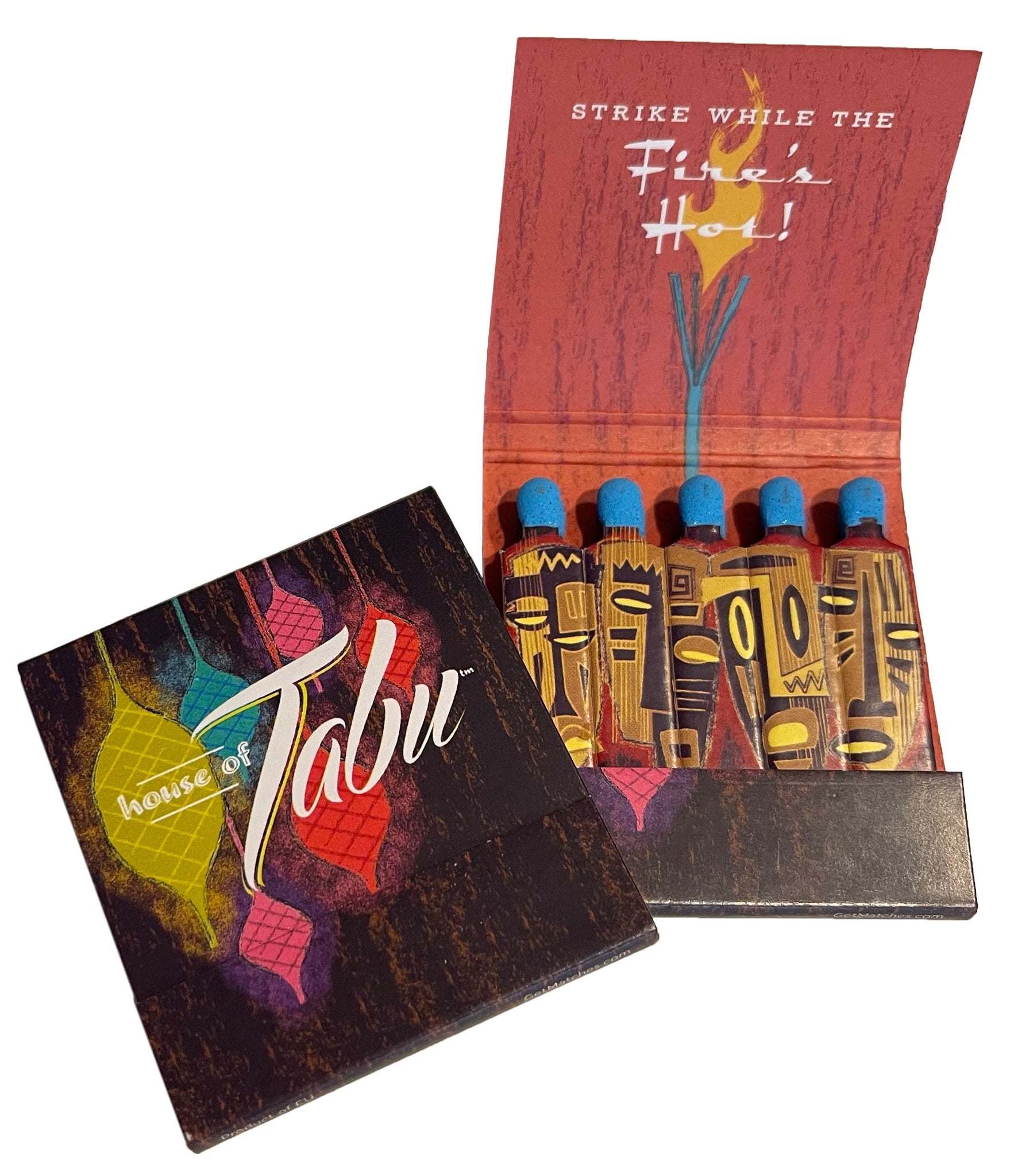 "House of Tabu" Retro Feature Matchbook