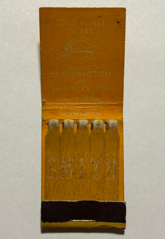 "Smith College - Southhampton, Mass." Vintage Feature Matchbook