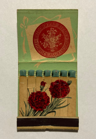 "Metropolitan Retail Florist Association" Vintage Feature Matchbook