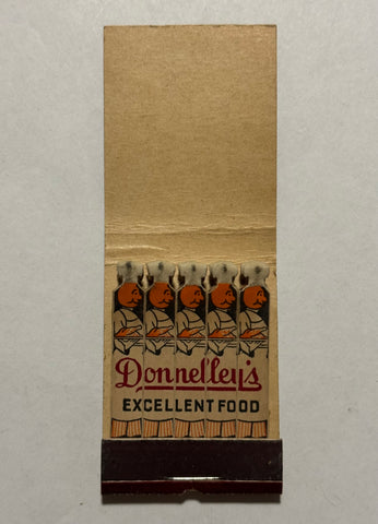 "Donnelley’s Restaurant" Vintage Feature Matchbook