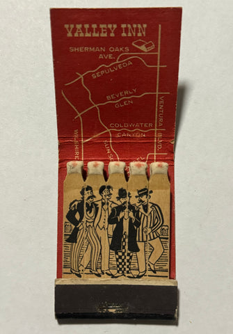 "Valley Inn" Sherman Oaks, CA Vintage Feature Matchbook