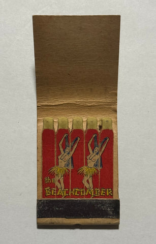 "Monte Proser’s Beachcomber" New York, NY Vintage Feature Matchbook