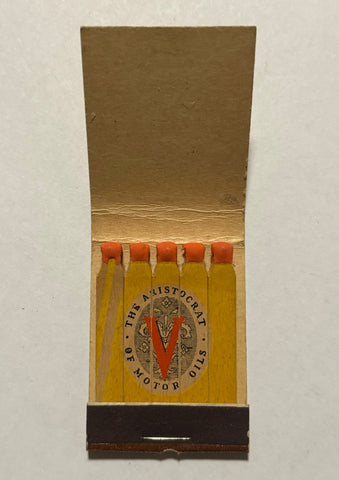 "D&W Oil/Veedol" Toledo, OH Vintage Feature Matchbook