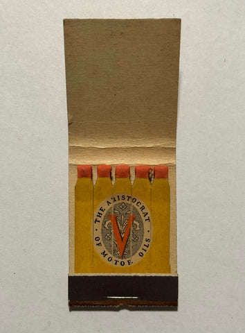 "The Vahey Oil Co." Vintage Feature Matchbook