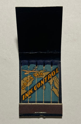 "Panama Ink Control" Vintage Feature Matchbook