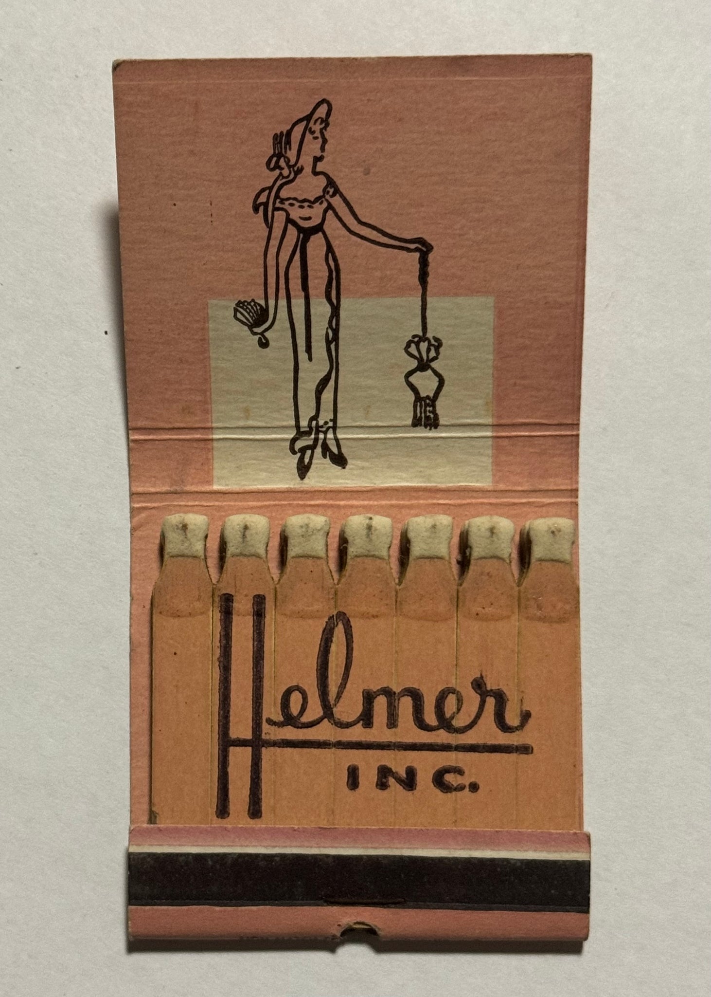 "Helmer Inc." Syracuse, NY Vintage Feature Matchbook