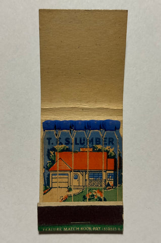 "The T & S Lumber Company" Cleveland, OH Vintage Feature Matchbook