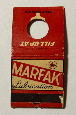 "Caltex" Petroliana Vintage Feature Matchbook w/ a Knot-Hole Cover